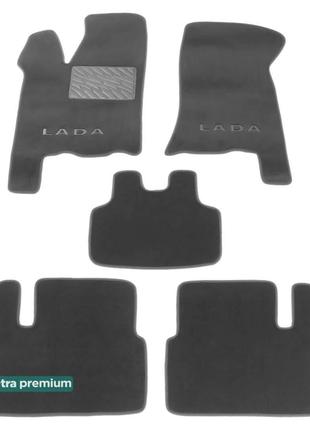 Двухслойные коврики Sotra Premium Grey для Лада 110 (2110 / 21...