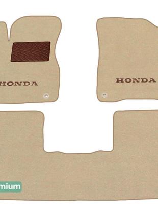 Двухслойные коврики Sotra Premium Beige для Honda CR-V (mkIV)(...