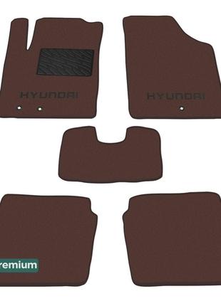 Двухслойные коврики Sotra Premium Chocolate для Hyundai i10 (m...