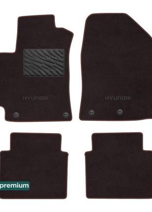 Двухслойные коврики Sotra Premium Chocolate для Hyundai Elantr...