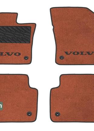 Двухслойные коврики Sotra Premium Terracotta для Volvo S60 (mk...