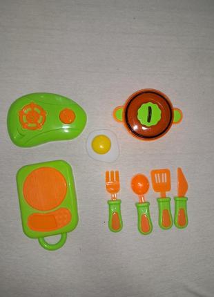 Игрушечный детский набор посуды