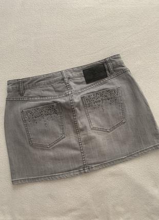 Серая джинсовая юбка Esprit Размер 10-12/ m l
