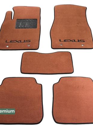 Двухслойные коврики Sotra Premium Terracotta для Lexus ES (mkI...