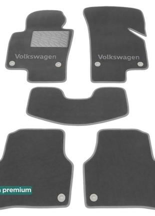 Двухслойные коврики Sotra Premium Grey для Volkswagen Passat (...
