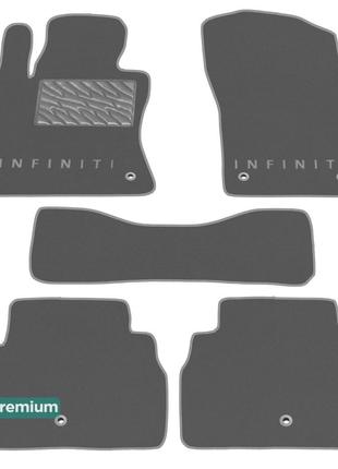 Двошарові килимки Sotra Premium Grey для Infiniti Q50 (mkI) 20...