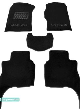 Двухслойные коврики Sotra Premium Black для Great Wall Pegasus...