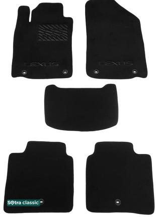 Двухслойные коврики Sotra Classic Black для Lexus ES (mkVI) 20...
