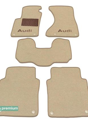 Двухслойные коврики Sotra Premium Beige для Audi A8/S8 (mkII)(...