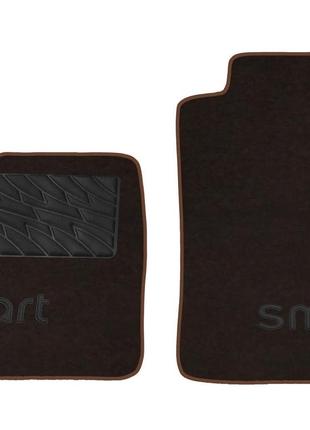 Двухслойные коврики Sotra Premium Chocolate для Smart ForTwo (...