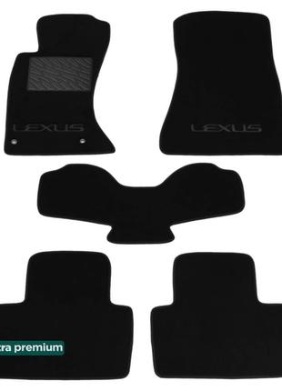 Двухслойные коврики Sotra Premium Black для Lexus IS (mkII)(по...