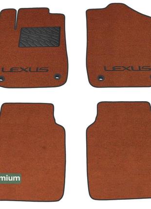 Двухслойные коврики Sotra Premium Terracot для Lexus ES (mkVI)...