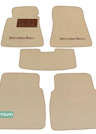 Двухслойные коврики Sotra Premium Beige для Mercedes-Benz 190 ...