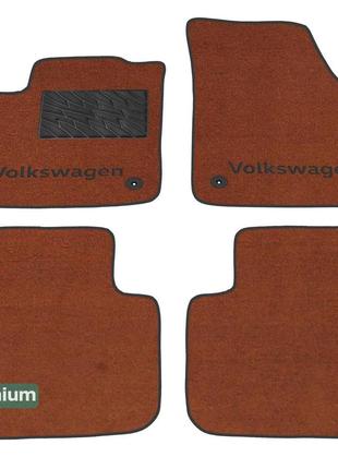 Двухслойные коврики Sotra Premium Terracotta для Volkswagen At...
