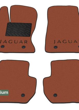 Двухслойные коврики Sotra Premium Terracotta для Jaguar F-Pace...