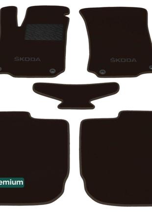 Двухслойные коврики Sotra Premium Chocolate для Skoda Octavia ...