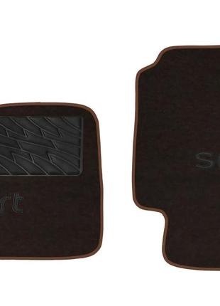 Двухслойные коврики Sotra Premium Chocolate для Smart ForTwo (...