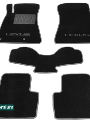 Двухслойные коврики Sotra Premium Black для Lexus IS (mkII)(за...