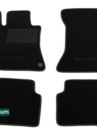 Двухслойные коврики Sotra Premium Black для Mercedes-Benz CLS-...