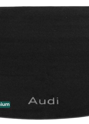Двошарові килимки Sotra Premium Black для Audi Q7 (mkI) (багаж...