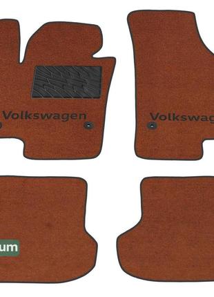 Двухслойные коврики Sotra Premium Terracotta для Volkswagen Be...