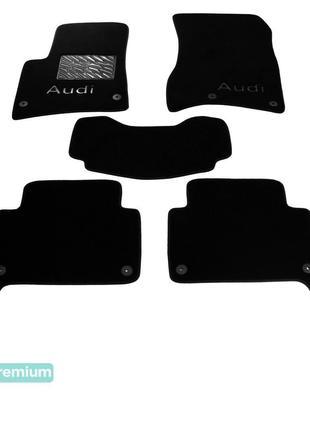 Двошарові килимки Sotra Premium Black для Audi Q7 (mkI) (1-2 р...