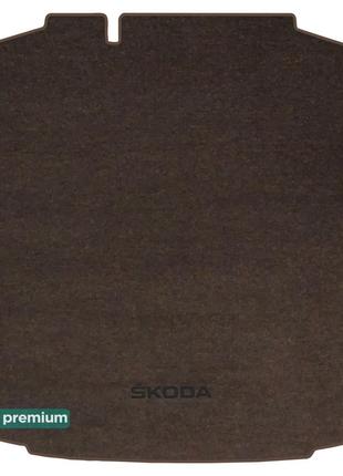 Двухслойные коврики Sotra Premium Chocolate для Skoda Rapid
(m...