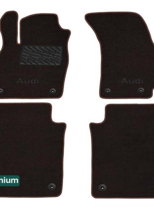 Двухслойные коврики Sotra Premium Chocolate для Audi A8/S8 (mk...