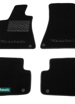 Двухслойные коврики Sotra Classic Black для Maserati Ghibli (m...