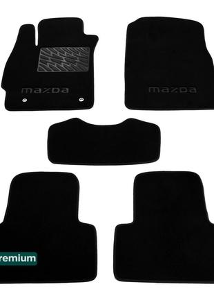 Двухслойные коврики Sotra Premium Black для Mazda CX-7 (mkI)(б...