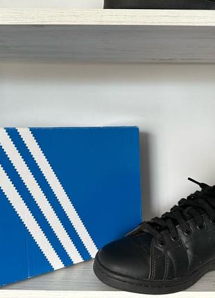 Чоловічі кеди Adidas stan smith чорні 42 розмір