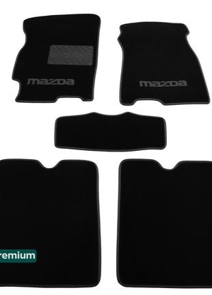 Двухслойные коврики Sotra Premium Black для Mazda 626 (mkVI)(G...