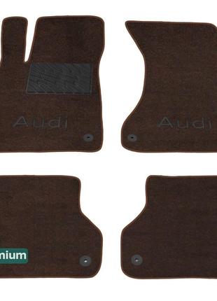 Двухслойные коврики Sotra Premium Chocolate для Audi A4/S4/RS4...