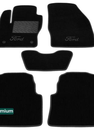 Двухслойные коврики Sotra Premium Black для Ford Kuga (mkI) 20...