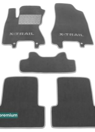 Двухслойные коврики Sotra Premium Grey для Nissan X-Trail (mkI...