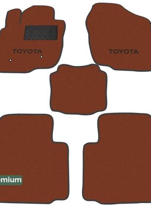 Двухслойные коврики Sotra Premium Terracot для Toyota RAV4 (mk...