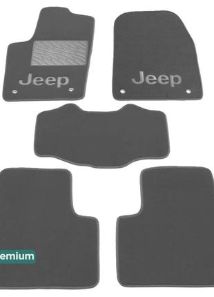 Двухслойные коврики Sotra Premium Grey для Jeep Grand Cherokee...