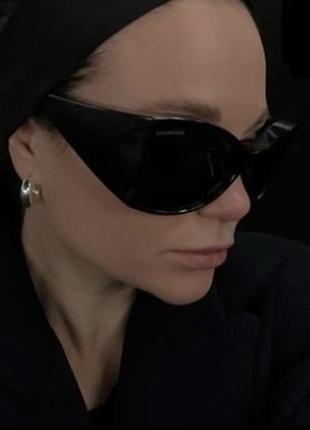 Balenciaga черные солнцезащитные очки оригинал люкс солнечные