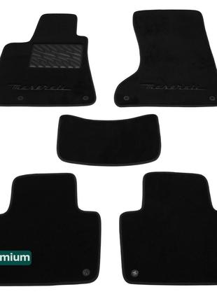 Двошарові килимки Sotra Premium Black для Maserati Levante (mk...