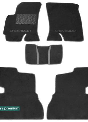 Двухслойные коврики Sotra Premium Grey для Chevrolet Evanda (m...
