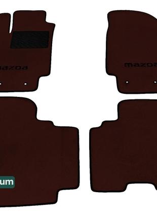 Двухслойные коврики Sotra Premium Chocolate для Mazda CX-9 (mk...