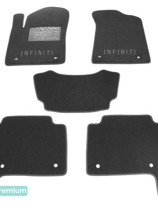 Двухслойные коврики Sotra Premium Grey для Infiniti QX80 / QX5...
