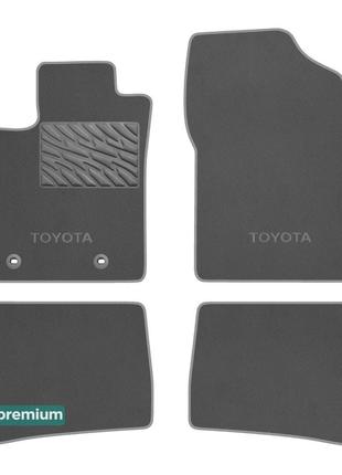 Двухслойные коврики Sotra Premium Grey для Toyota Prius (mkIII...