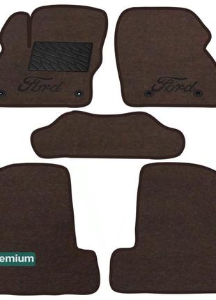 Двухслойные коврики Sotra Premium Chocolate для Ford Focus (mk...