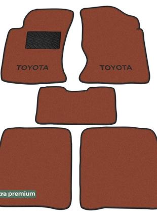Двухслойные коврики Sotra Premium Terracot для Toyota Carina E...