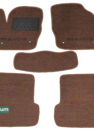 Двухслойные коврики Sotra Premium Chocolate для Mazda 3 (mkII)...