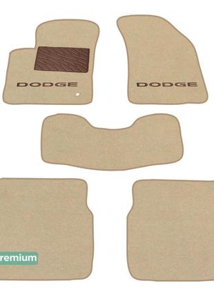 Двухслойные коврики Sotra Premium Beige для Dodge Avenger (mkI...