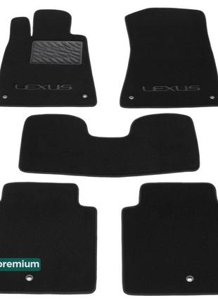 Двухслойные коврики Sotra Premium Black для Lexus GS (mkIII)(з...