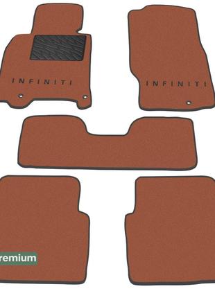 Двухслойные коврики Sotra Premium Terracotta для Infiniti G (m...