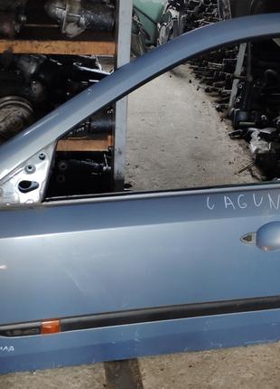 Дверь передняя левая Рено Лагуна 2, Renault Laguna 2 2001-2007...